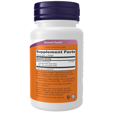 Now Foods GlucoFit 60 kapsúl