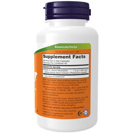 Now Foods Phase 2 500 mg 120 veg kapsúl