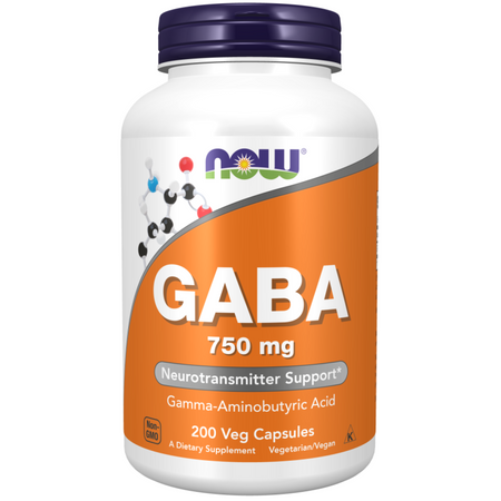 Now Foods GABA 750 mg 200 veg kapsúl