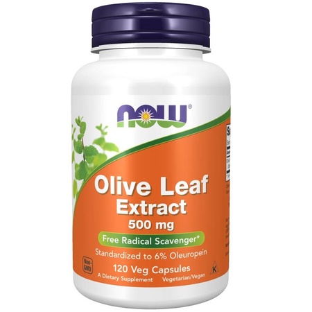 Now Foods Olive Leaf 500 mg Extract 120 kapsúl
