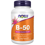 Now Foods Vitamin B-50 Complex 100 veg kapsúl