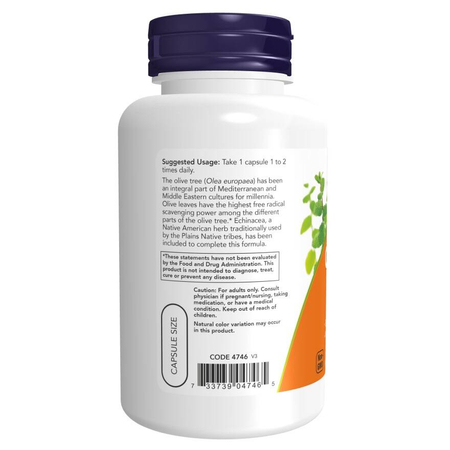 Now Foods Olive Leaf Extract, Extra Strength 100 kapsúl
