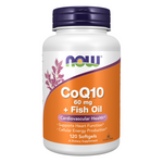 Now Foods Koenzym Q10 60 mg Fish Oil 120 kapsúl