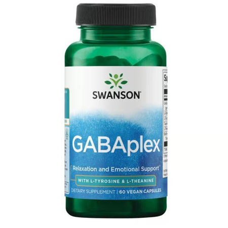 Swanson GABAplex with L-Tyrosine, L-Theanine 60 veg kapsúl