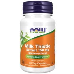 Now Foods Milk Thistle Extract 150 mg Silymarin 120 mg 60 kapsúl