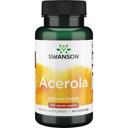 Swanson Acerola 500 mg 60 kapsúl