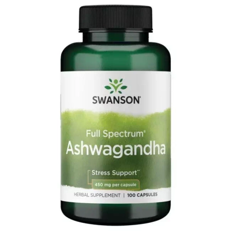 Swanson Ashwagandha 450 mg 100 kapsúl