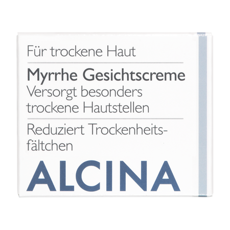 ALCINA For dry skin Facial Cream Myrrh – pleťový krém pre veľmi suchú pleť náchylnú na vysychanie, 50 ml