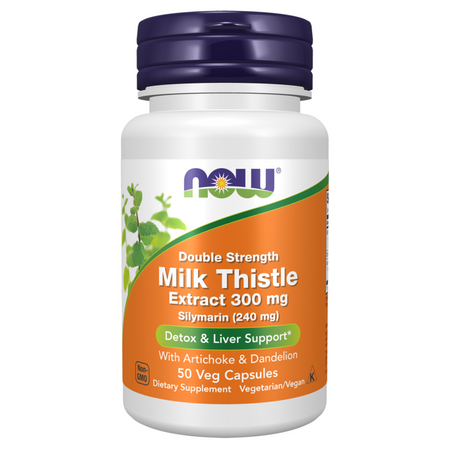 Now Foods Milk Thistle Extract, Double Strength 300 mg 50 kapsúl