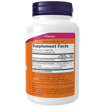 Now Foods Citrus Bioflavonoids 100 kapsúl