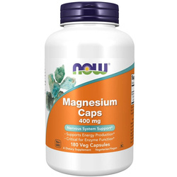 Now Foods Magnesium 400 mg 180 kapsúl