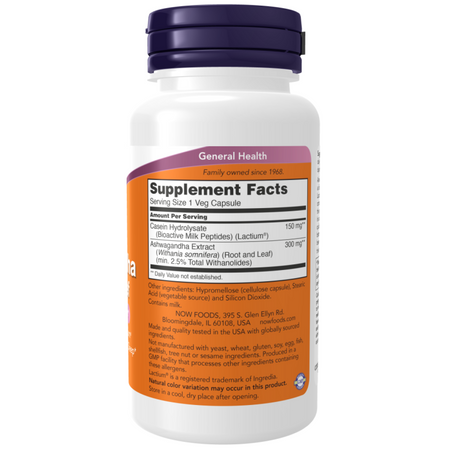 Now Foods Ashwagandha Stress Relief 60 veg kapsúl