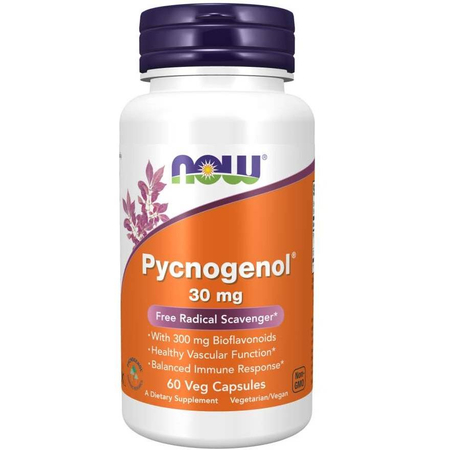 Now Foods Pycnogenol 30 mg 60 kapsúl