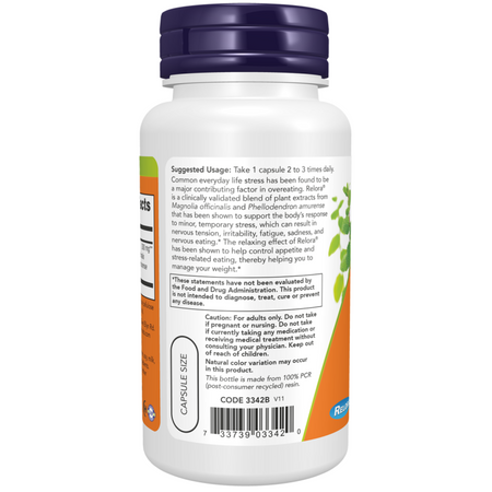 Now Foods Relora 300 mg 120 veg kapsúl