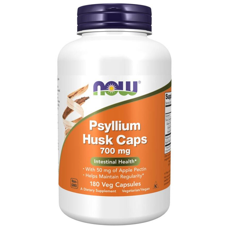 Now Foods Psyllium Husk 700 mg 180 veg kapsúl