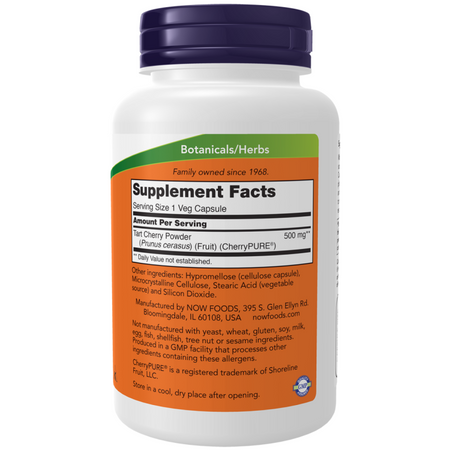 Now Foods Tart Cherry 500 mg 90 veg kapsúl