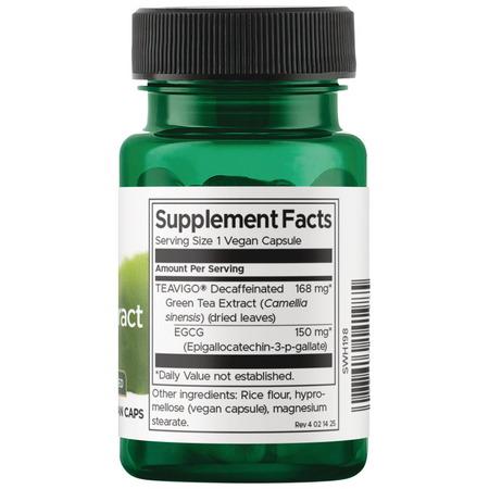 Swanson TEAVIGO Zelený Čaj (Green Tea) Extract 30 kapslí