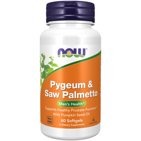 Now Foods Pygeum a Saw Palmetto 60 kapsúl