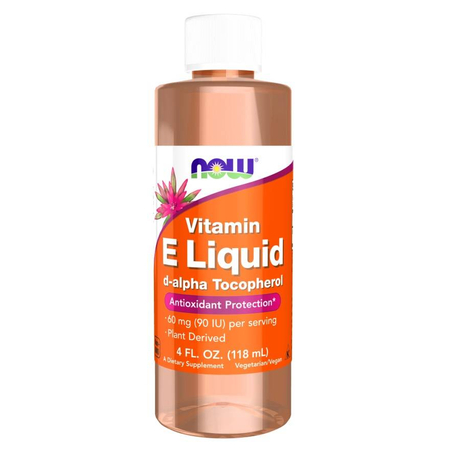 Now Foods Vitamin E Liquid 118 ml kapky