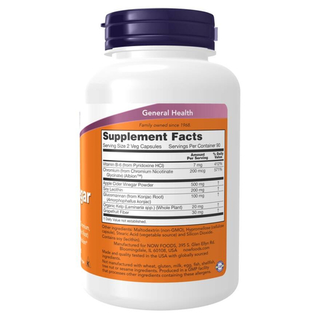 Now Foods Cider Vinegar 180 kapsúl