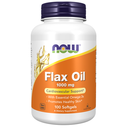 Now Foods Flax Oil 1000 mg 100 kapsúl