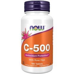 Now Foods Vitamin C-500 100 tabliet
