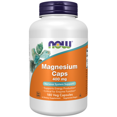 Now Foods Magnesium 400 mg 180 kapsúl