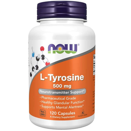 Now Foods L-Tyrosine 500 mg 120 kapsúl