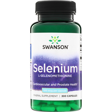 Swanson Selen 100 mcg 300 kapsúl