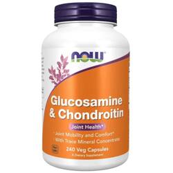 Now Foods Glukosamin, Chondroitin a Trace Minerals 240 veg kapsúl