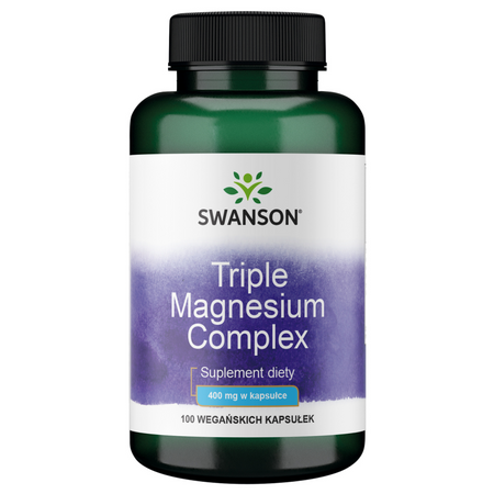 Swanson Triple Magnesium Complex 400 mg 100 kapsúl
