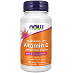 Now Foods Vitamin D 1000 IU Dry 120 veg kapsúl