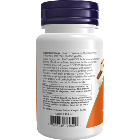 Now Foods Gluten Digest 60 kapsúl