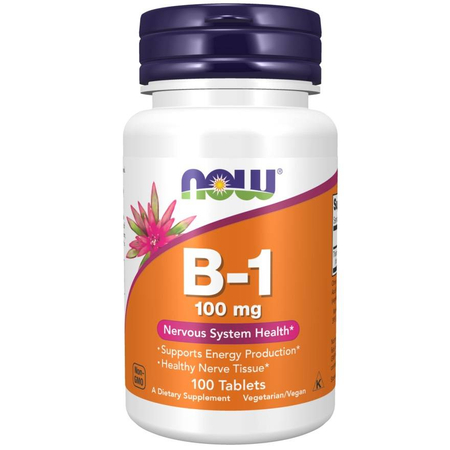 Now Foods Vitamín B1 (Thiamin) 100 mg 100 tabliet