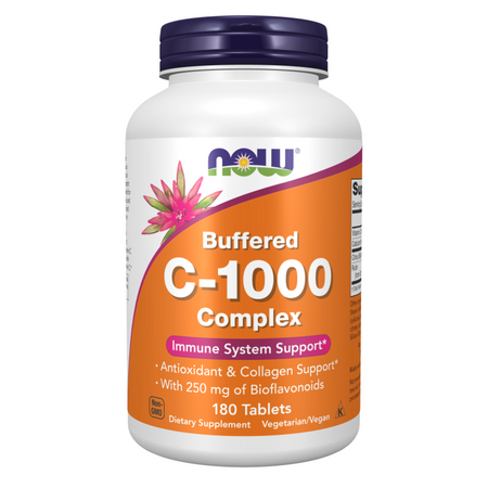 Now Foods Vitamin C-1000 Complex Buffered 180 tabliet