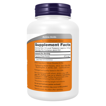 Now Foods Taurine Pure Powder 227 g