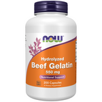 Now Foods Beef Gelatin 550 mg 200 kapsúl