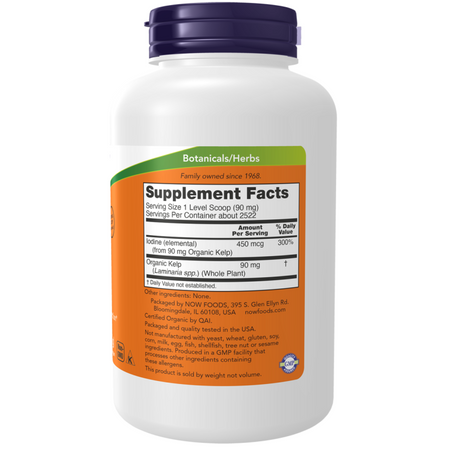 Now Foods Organic Kelp Powder 227 g