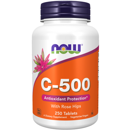 Now Foods Vitamin C-500 250 tabliet