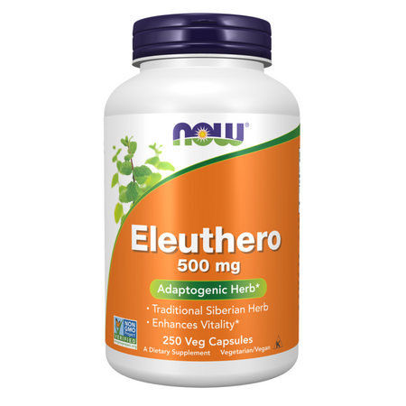 Now Foods Eleuthero 500 mg 250 kapsúl