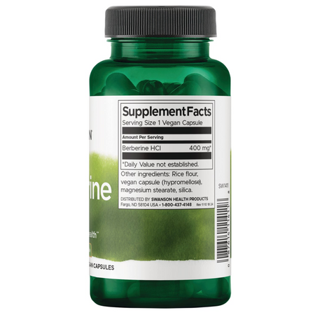 Swanson Berberine 400 mg 60 kapsúl