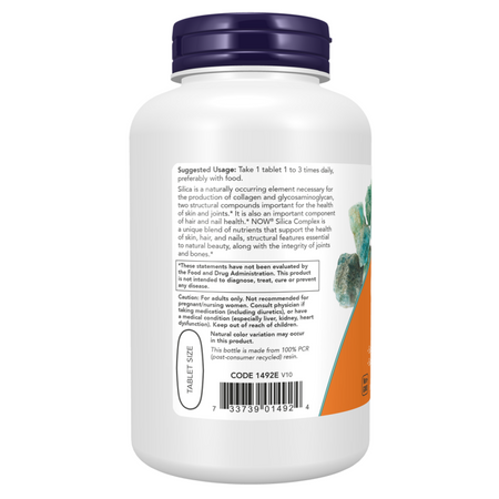 Now Foods Silica Complex 180 tabliet