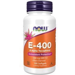 Now Foods Vitamin E-400 D-Alpha Tocopheryl 100 kapsúl