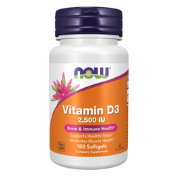 Now Foods Vitamin D3 2500 iu kapsúl
