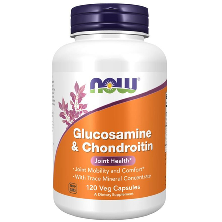Now Foods Glukosamin, Chondroitin a Trace Minerals 120 veg kapsúl