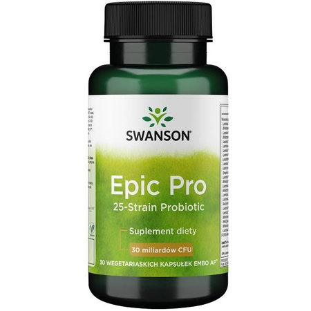 Swanson Epic Pro 25-Strain Probiotic 30 kapsúl