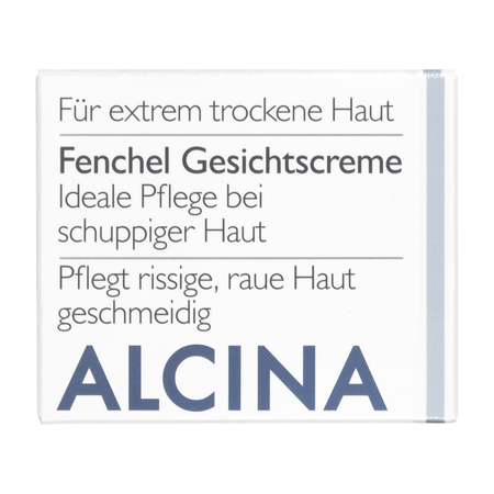 ALCINA For dry skin Facial Cream Fennel – pleťový krém pre suchú, drsnú a šupinatú pleť, 50 ml