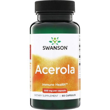 Swanson Acerola 500 mg 60 kapsúl