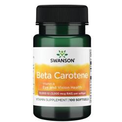 Swanson Beta-Carotene (Vitamín A) 10000 iu 100 kapsúl
