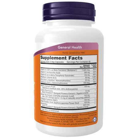 Now Foods Ocu Support 120 veg kapsúl